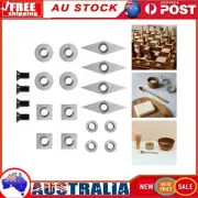 20pcs Tungsten Carbide Cutters Inserts Set For Wood Lathe Turning Tools
