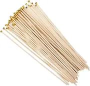 VANZACK 100Pcs Bamboo Flag Poles Sturdy Handheld Flagpoles for Crafting and Events Multi Use Flag Sticks for Decorations and Creating Patriotic Atmosphere