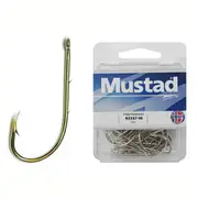 100 x Mustad 92247NI Beaked Nickle Baitholder Fishing Hooks