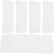 KOMBIUDA Washable Diapers for Infants and Burp Cloths Blanket Reusable Diapers Burp Cloths Face Washer Wipes Towel Newborn Diapers Cotton Diapers Cloth White