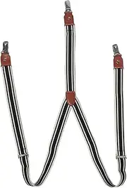 [LIFKOME] Men's Suspender Straps Elastic Jean Elastic Strap Thin and Short for Party and Formal Occasions
