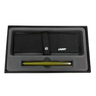 【LAMY】LAMY 66 STUDIO 橄欖綠鋼筆筆袋禮盒