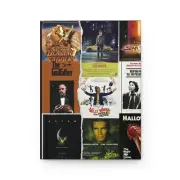 70s Movies Hardcover Journal, Retro Notebook, Film Buff Gift, Pop Culture