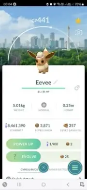 Eevee ( Explorer Hat ) ( Jakarta Safari Zone ) Pokemon Trade Go