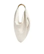 Zippered shoulder bag One size chalk color