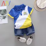 SUMMER JEANS BABY BOY CLOTHES T SHIRT SHORTS FOR KIDS BOYS