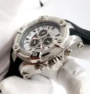 ELINI BAROKAS, 660ft "Gladiator" CHRONO No Box, BIG MENS DIVE WATCH,856