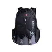 Swisswin Swiss waterproof 15.6" laptop School Travel Backpack Black