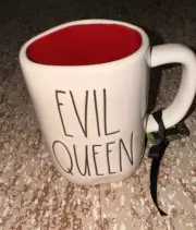 New Rae Dunn Disney Villains “Evil Queen” Snow White Halloween Mug 2 Sided