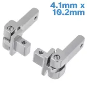 2pcs 4.1mm x 10.2mm Spring Hinge Assembly Acetate Eyeglass Frame Repair Part
