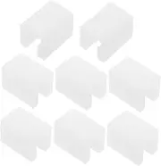 QUMIIRITY 8pcs Babyproof Silicone Corner Protectors f Shape Drawer Handles Safety Guards for Cabinets Bumpers for Babyproofing