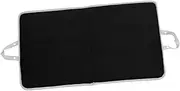 Kisangel Foldable Kneeling Mat Hand Grip Strengthener Padded Yoga Exercise Sleeping Mat Gym Mats Wheels Hip Blanket Rack Outdoor Stretching Thrust Treadmill Kit Black Neoprene