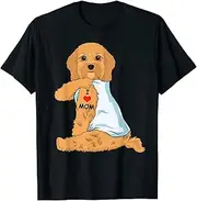 [keoStore] I Love Mom Tattoo Cavoodle Mom Dog Lover Women ds431 T-Shirt