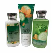 Bath and Body Works Cucumber Melon 8oz Body Lotion and 10oz Shower Gel Body Cr