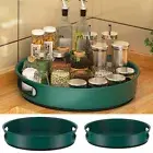 Lazy Susan Turntable Organizer Stainless Steel Turntable Spice Rack-