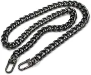 Bag Straps 10mm Replacement Purse Aluminum Chains Gold, Silver, Gun Black Chain Shoulder Crossbody Bag Chain Straps Straps for Bags