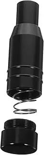 Cabilock Gear Head Gear Knob Universal Shift Knob Lever Gear Shift Knob Universal Gear Stick Knob Cover Aluminum Car Gear Stick Automatic Knobs Gearshift Gear Shift Extender Black