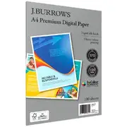 J.Burrows Premium 100gsm A4 Digital Copy Paper 100 Sheets