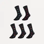 5 Pack Pattern Socks