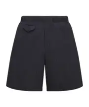 Bermuda Shorts with Elastic Waist IT52,IT50,IT48,IT46 Black