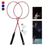 2 Player Badminton Racket Set Team Sports Recreational Combo