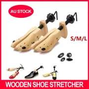 2-Way Wooden Shoe Stretcher Pine Expander Shoe Timber Unisex Shaper Plugs AU