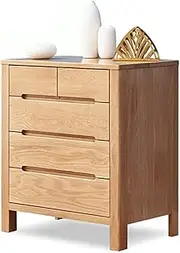 [GUAWJRZDP] Drawer Chest, Storage Cabinet Wood, Chest of Drawers, Storage with 5 Drawers, Drawers Organizer Storage, Space-Saving, for Living Room Kids Room(Log Color)