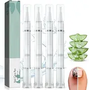 Pack of 4 Nail Care Pen, Nail Fungus Pen, Nail Fungus Nail Care Pen, Nail Treatment Pen with Tea Tree Oil, Vitamin E & Aloe Vera for Nourished Fingernails & Toenails, Promote Nail Growth