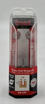Freud 04-100 1/8" Double Flute Straight Bit