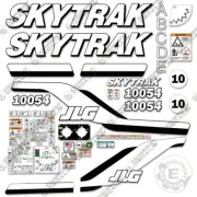 Fits JLG 10054 Decal Kit Telehandler - Warning Sticker Set with Logos - 3M Vinyl