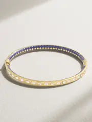 [Amrapali London] Amrapali London - 18-karat Gold, Enamel And Diamond Bangle - M M Gold