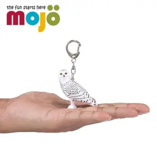 【Mojo Fun】動物模型-雪鴞鑰匙圈