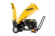 Ducar D70 7HP Wood Chipper Shredder Mulcher Grinder Petrol and Electric Start in Yellow