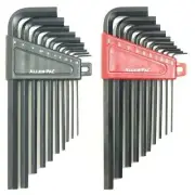 Allen-Pal SAE & Metric Hex Key Set Bundle (20 Piece) | Long Arm Allen Wrenches