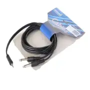 3.5mm Male Stereo Mixing Cable to Dual 1/4 Inch Male Mono Mixing Cable Cord 8ft