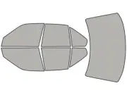 Rtint for Nissan Maxima 1990-1994 Precut Window Tint Kit (20% Film VLT) (for: Nissan)