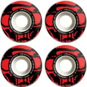 Bones Wheels 100's OG V4 Mummy Skulls Skateboard Wheels - 52mm 100a (Set of 4)