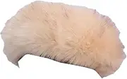 [keusyoi] Winter Women Fashion Russian Faux Fur Hat Thick Warm Beanies Fluffy Faux Fur Hat Empty Top Hat Headscarf