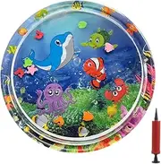 Water Mat for Cats - Pet Water Bed Cat Play Mat,Foldable Pad Comfortable Bed Interactive Toy for Hot Weather Small Medium Large Animals