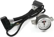 Car Stopwatch Interior Dashboard Center Watch Compass Time Electronic Meter Clock Accessional Black Compatible with Porsche Compatible with Cayenne 2011-2017 Car Instrument Cluster(White)