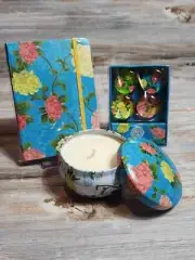 NEW CVD Christopher Vine Design Australia Floral Gift Set Journal Candle Magnets