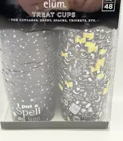 Elum 48 piece Baking Treat Cups Halloween Potion Witch Potion Cups