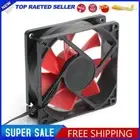 8cm Computer Cooling Fan 3Pin+4Pin Quiet CPU Cooler Chassis Case Water Fan