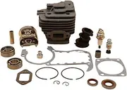 Pexorin 47mm Cylinder Piston Intake Manifold Bearing Gasket Set Kit, for, MS361 MS 361 Chainsaw Spare Replacement Tool Parts Lawn Mower Cylinder Piston