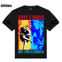 在飛比找蝦皮購物優惠-Guns N' Roses 槍與玫瑰 樂團 短袖t恤 運用幻