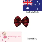 NRL State of Origin Hair Bow Clip - QLD MAROONS Non Slip Hair Clip Hair Tie