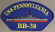 USN Navy USS Pennsylvania battleship BB-38 patch