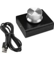 DROK USB Volume Control, PC Computer Speaker Audio Volume Remote Controller Knob