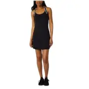 Xersion Tennis Dress Women XXL Built in Bra Pickle Ball Racerback Black Stretch