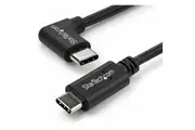 StarTech.com 1m 3 ft Right Angle USB-C Cable M/M - USB 2.0 - USB Type C Cable - 90 degree USB-C Cable - USB C to USB C Cable - U